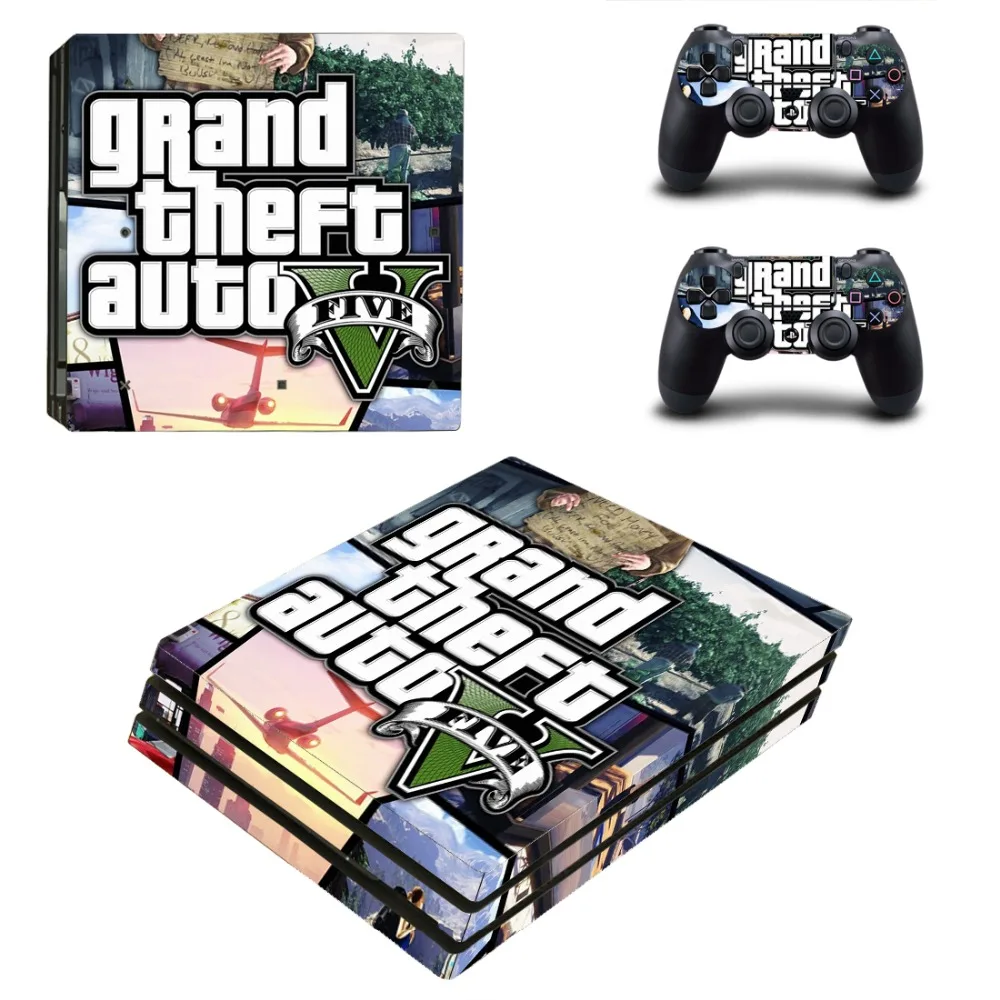 Grand Theft Auto V GTA 5 PS4 Pro Skin Sticker - ConsoleSkins.co
